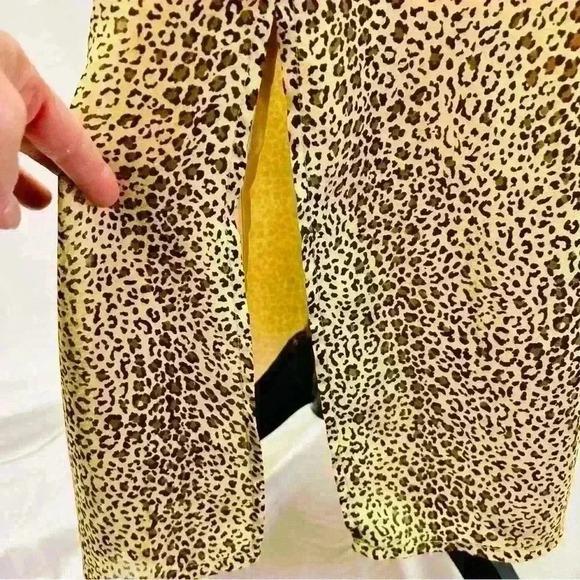 Emma James Cheetah Print Sleeveless Maxi Dress Size 16 W - Picture 4 of 10